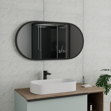 Зеркало Maretti Project Black PB50100V71 50х100 подвесное