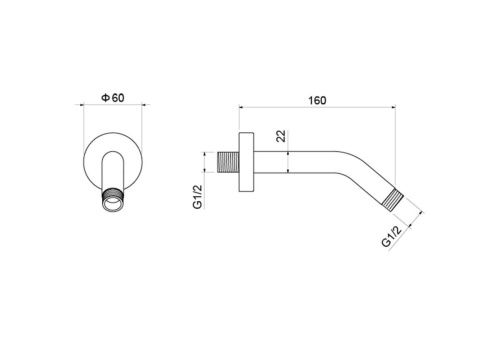 Держатель для душа Aquatek AQ2173CR хром - фото 3