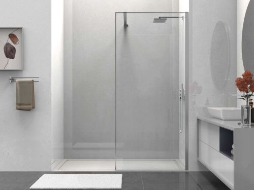 Душевая перегородка Vincea Walk in HS VSW-1HS900CL 90х200 стекло прозрачное профиль хром - фото 2