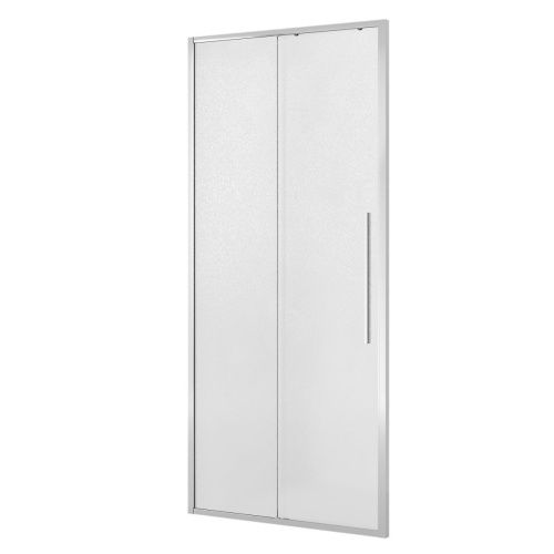 Душевая дверь Niagara Nova NG-65-9CH 90х195 стекло шиншилла профиль хром - фото 2