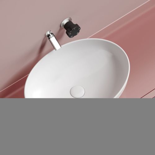 Раковина из сантехнического фарфора Ceramica Nova ELEMENT CN6056MW 50х40 накладная цвет белый без отверстий под смеситель - фото 3