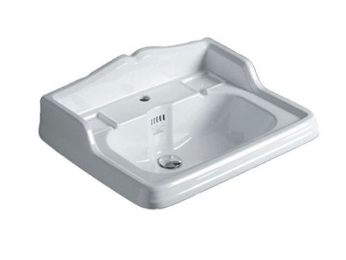 Раковина из сантехнического фаянса Simas AR 824 bia 1 hole 70х50 подвесная цвет белый