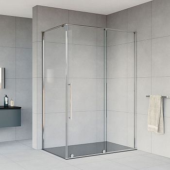 Душевой уголок Vincea Arno VSR-1A1015CL 150х100 стекло прозрачное профиль хром без поддона