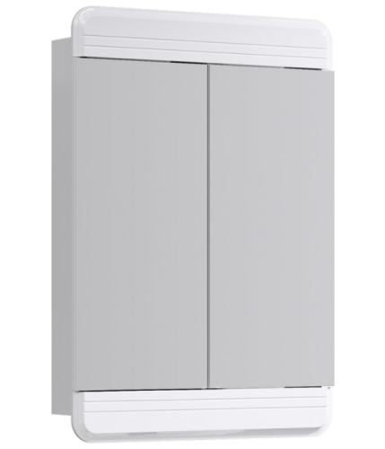 Зеркало-шкаф Aqwella Y Kor.04.06 60х90 подвесной цвет белый - фото 2