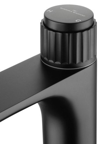 Смеситель Wonzon & Woghand Click WW-A40412-MB на раковину черный - фото 4