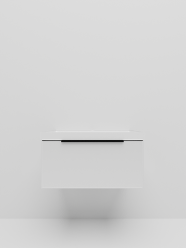 Тумба с раковиной La Fenice SIMPLA NFNC-01-SIM-B-80-3-80 80х50 подвесная цвет белый - фото 2
