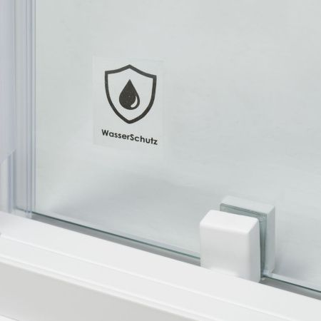 Душевая дверь Wasserkraft Rhin 44S 44S13 110х200 стекло прозрачное профиль белый