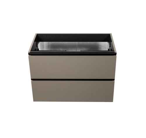 Тумба под раковину Visobath Granada 76543/87602 80х50 подвесная цвет серый - фото 3