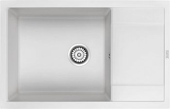 Кухонная мойка Paulmark FLUGEN 60 PM317850-WH 80х50 цвет белый