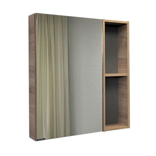 Зеркало-шкаф Comforty Дуэт 00-00009924CF 70х10 подвесной цвет коричневый