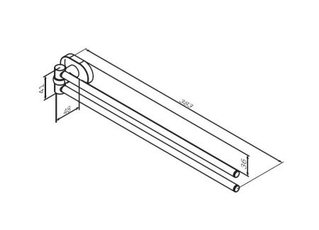 Полотенцедержатель Am.Pm Sense L A7432600
