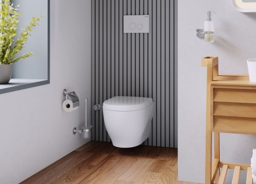 Чаша унитаза подвесная Creavit Mare MA321-00CB00E-0000 цвет белый без сиденья смыв торнадо - фото 5