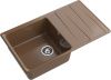 Кухонная мойка Granfest Level LV-860L терракот 85х50 цвет коричневый поверхность матовая
