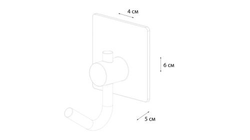 Крючок для ванной Fixsen Practica FX-560B - фото 3