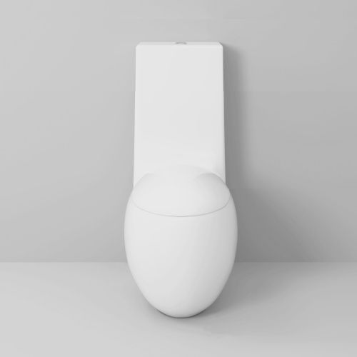 Унитаз напольный с бачком Grossman Solis GR-4424 белый с сиденьем микролифт безободковый каскадный смыв - фото 3