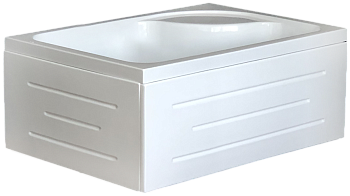 Душевой поддон акриловый Royal Bath BP RB8100BP-R 100х80 белый с ножками