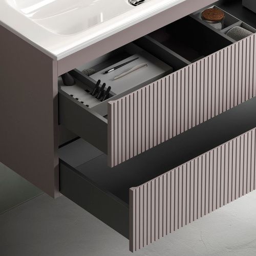 Тумба под раковину Sancos SNOB T SNT120SM 120х40 подвесная цвет бежевый - фото 4