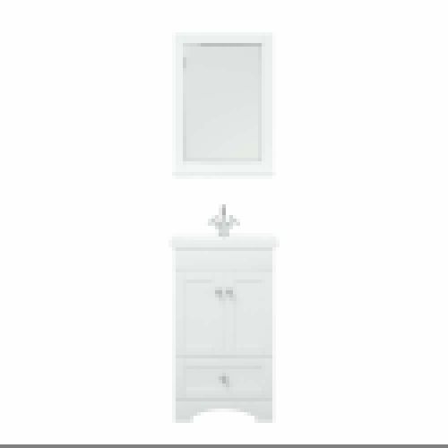 Тумба под раковину Corozo Техас SD-00000994 50х40 напольная цвет белый - фото 4