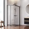 Душевой уголок Am.Pm X-joy W94G-403-120280-BТ1К 120х80 стекло прозрачное профиль черный без поддона