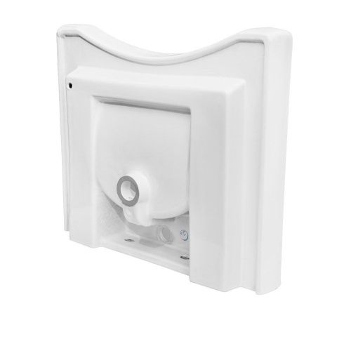 Раковина из сантехнического фарфора Dstrana 4624 60х60 подвесная цвет белый - фото 5