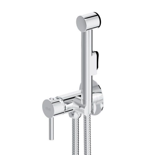 Гигиенический душ со смесителем Dorff Logic D3075000 хром/серый - фото 2