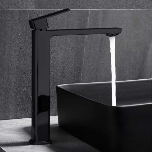 Смеситель для раковины Vincea Next VBF-1N2MB на столешницу черный