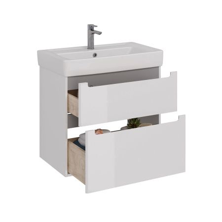 Тумба под раковину LeMark Buno LM04B80T 70х50 напольная цвет белый