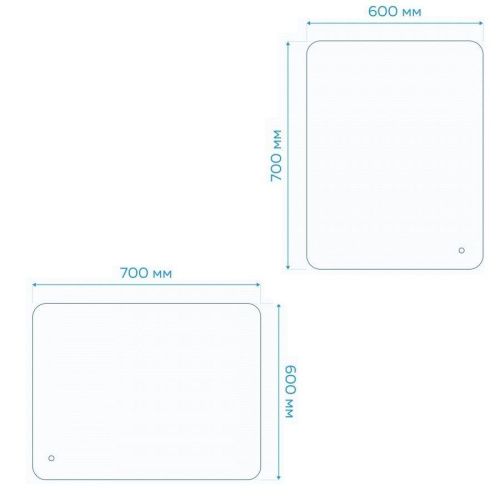 Зеркало с подсветкой Maretti Florenza FL146070P34EL 60х70 подвесное - фото 3