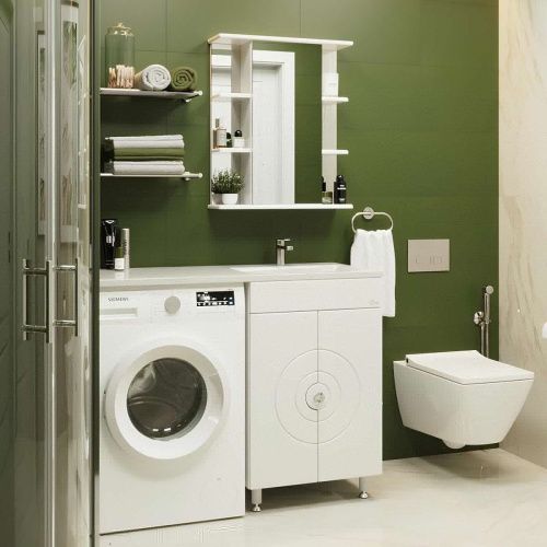 Зеркало-шкаф Onika Глория 206041 60х70 подвесной цвет белый - фото 5