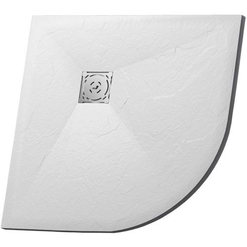 Душевой поддон из искусственного камня RGW Stone Tray 16153099-01 90х90 белый без ножек - фото 2