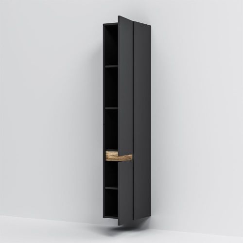 Шкаф-пенал Am.Pm X-Joy M85ACHR0306BM 30х170 подвесной цвет черный - фото 4