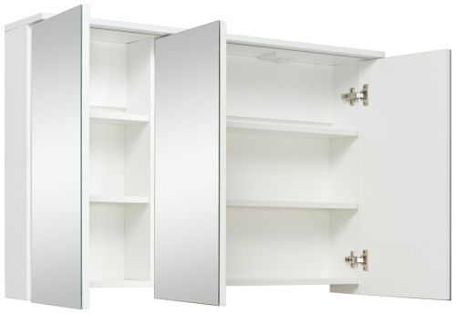 Зеркало-шкаф Runo Лира 00-00000254 110х70 подвесной цвет белый - фото 2