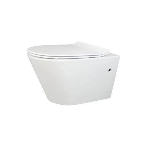 Унитаз напольный с бачком Creo Сeramique TOURS COMBO-TO1003 белый с сиденьем с микролифт душевой смыв - фото 2