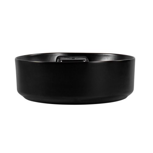 Раковина из сантехнического фарфора Aquatek ЕВРОПА AQ5212-MB 40х40 накладная цвет черный 1 отверстие под смеситель - фото 5