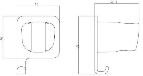 Держатель для душа Allen Brau Infinity 5.21B17-31 черный - фото 5