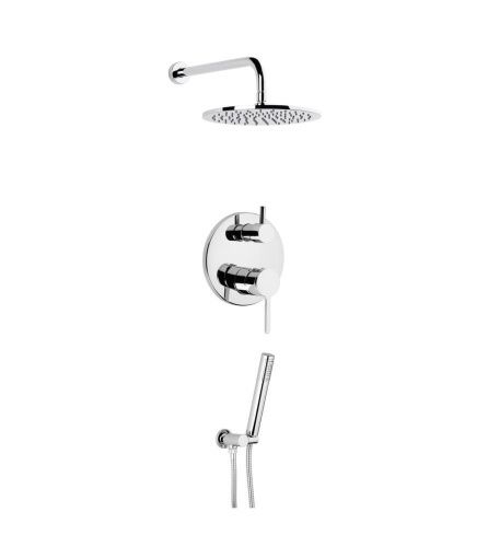 Душевая система Emmevi Filobrass 182/NEO встраиваемая в стену цвет черный