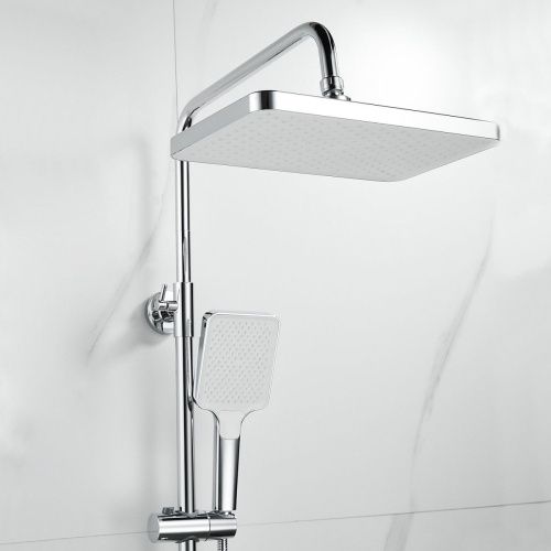 Душевая стойка Shevanik S9936 настенная цвет хром - фото 5