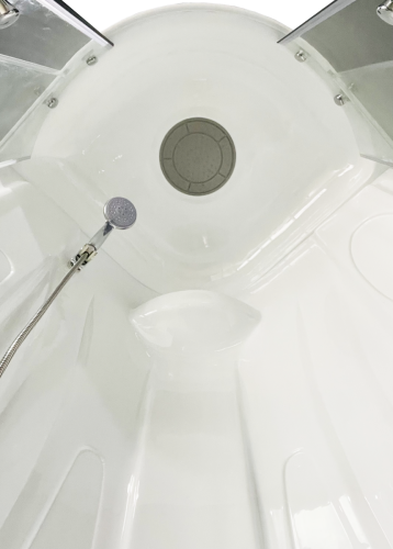 Душевая кабина Royal Bath BK RB90BK1-T 90х90 четверть круга с крышей ориентация универсальная - фото 3