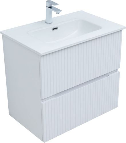 Тумба под раковину Aquanet Джейн 00313285 70х40 подвесная цвет белый - фото 3