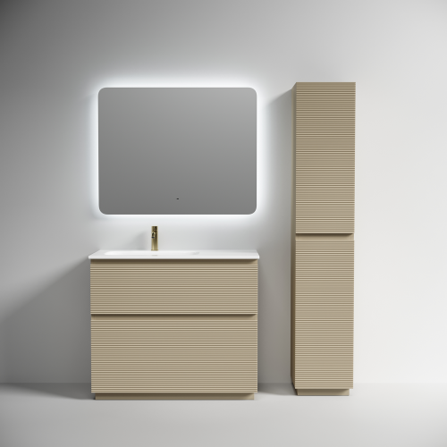 Тумба под раковину Sancos FOLK Floor FL100FLCP 100х40 напольная цвет бежевый - фото 5