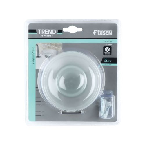 Мыльница Fixsen Trend graphite FX-98008 - фото 2
