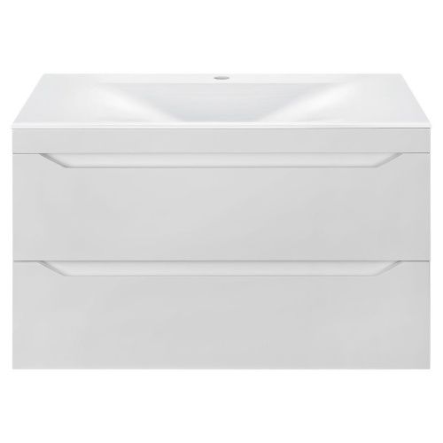 Тумба под раковину Vincea Fine VMC-2F800GW 80х50 подвесная цвет белый - фото 3