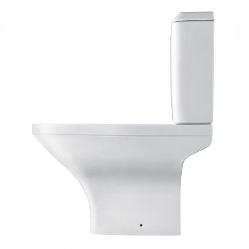 Унитаз-компакт напольный с бачком Santek Лайн 1WH501573 белый с сиденьем микролифт безободковый каскадный смыв - фото 5