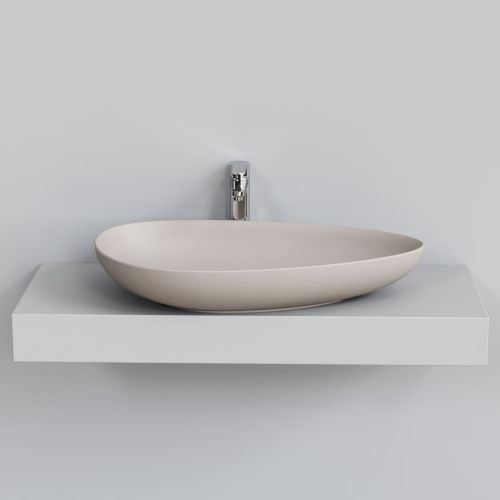 Раковина из сантехнического фарфора Ambassador Kingston 146T20401 60х40 накладная цвет бежевый без отверстий под смеситель - фото 5