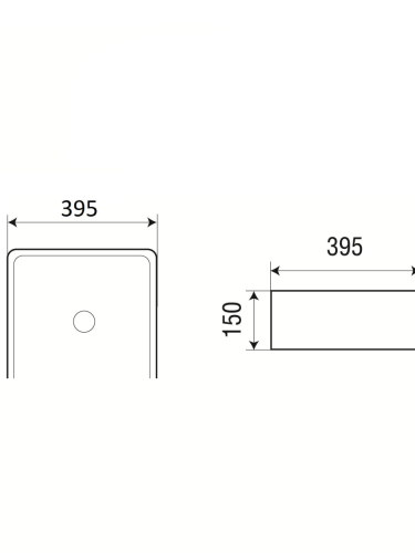 Раковина из сантехнического фаянса WeltWasser WW SK 10000003839 40х40 подвесная цвет белый без отверстий под смеситель - фото 2