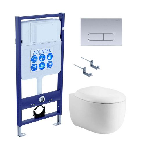 Сет унитаз + инсталляция Aquatek SET AQUATEK АЛЬТАИР cm-014 4в1