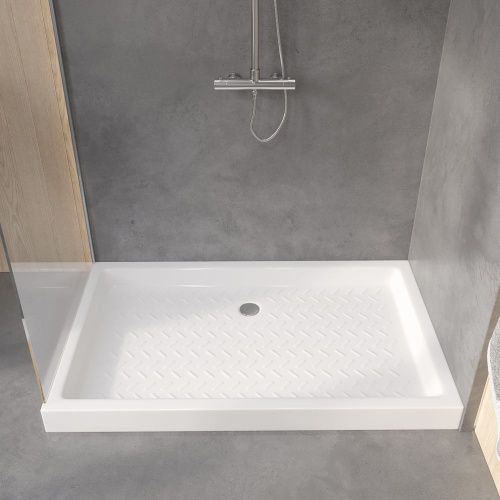 Душевой поддон керамический RGW CER 19170374-01 140х70 белый - фото 2