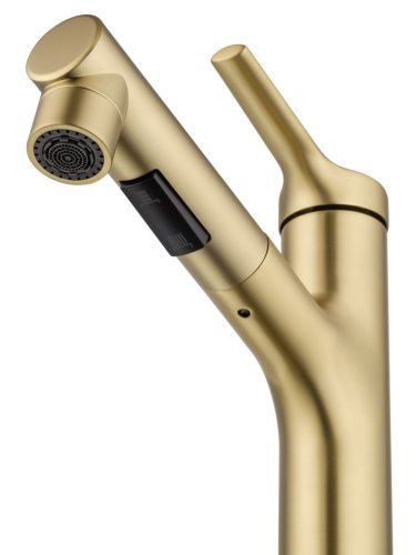 Смеситель Wonzon & Woghand WW-A40862-BG на раковину золото - фото 4