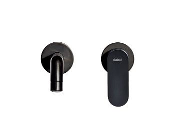 Смеситель для раковины Mamoli Sadler 46070000602K настенный черный