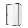 Душевой уголок Niagara Nova NG-82-13AB-A80B 130х80 стекло прозрачное профиль черный без поддона